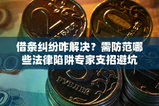 武汉借条纠纷咋解决？需防范哪些法律陷阱专家支招避坑