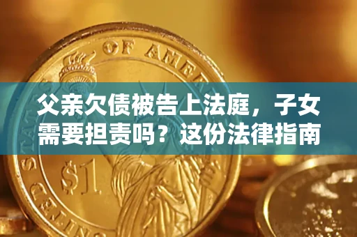 武汉父亲欠债被告上法庭，子女需要担责吗？这份法律指南必须看完