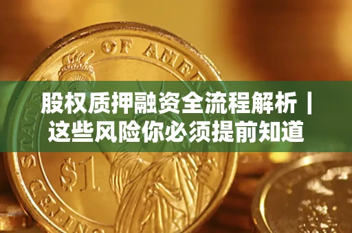 武汉股权质押融资全流程解析｜这些风险你必须提前知道