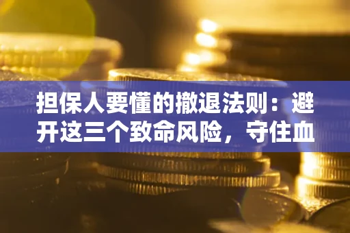 武汉担保人要懂的撤退法则：避开这三个致命风险，守住血汗钱