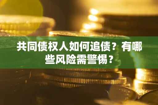 武汉共同债权人如何追债？有哪些风险需警惕？
