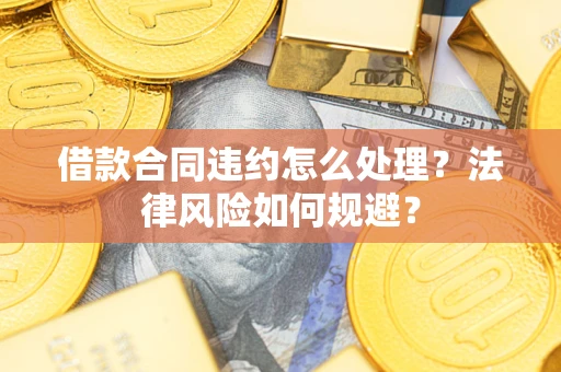 武汉借款合同违约怎么处理？法律风险如何规避？