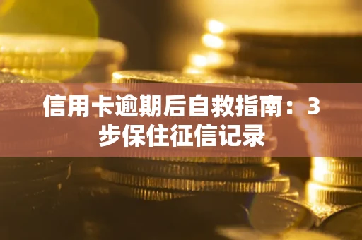 武汉信用卡逾期后自救指南：3步保住征信记录